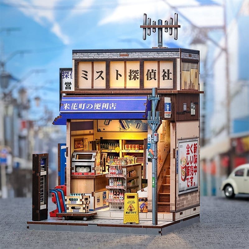Miniature House Model Kit Beika-cho Convenience Store 22 x 15 cm   6975436181323