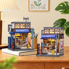 Miniature House Model Kit Beika-cho Convenience Store 22 x 15 cm   6975436181323