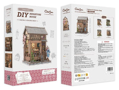 Miniature House Model Kit Sakura O Kimono Shop 19 x 14 cm   6975436181330