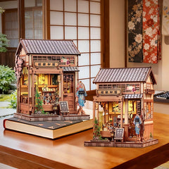 Miniature House Model Kit Sakura O Kimono Shop 19 x 14 cm   6975436181330