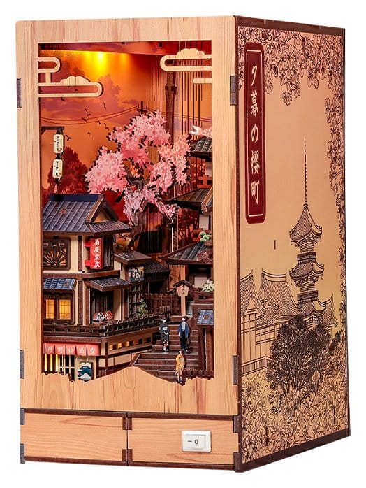 Book Nook Twilight Sakura Path 23 x 12 cm 6975436181378