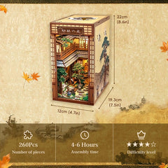 Book Nook Serene Courtyard 22 x 12 cm 6975436181392