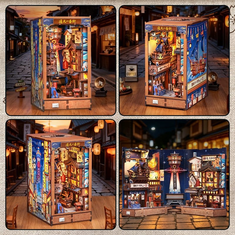 Book Nook Tsutenkaku Ichiban Street 23 x 12 cm 6975436181484