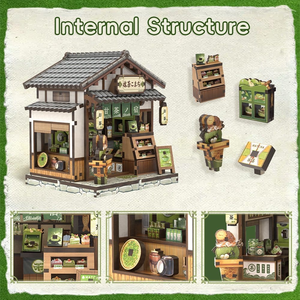 Miniature House Model Kit Kyoto Matcha Cottage 11 x 9 cm 6975436181521