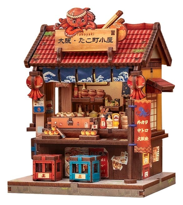 Miniature House Model Kit Osaka Takoyaki 12 x 9 cm 6975436181538