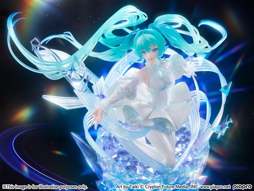 Hatsune Miku PVC Statue 1/7 Hatsune Miku - Crystal Dress Ver. 22 cm      4580787174133