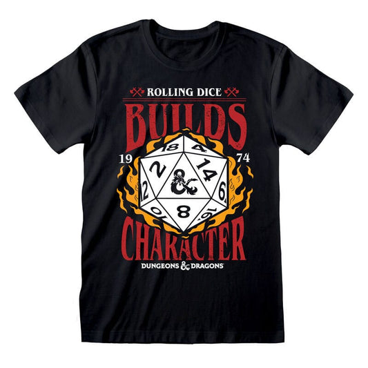 Dungeons & Dragons T-Shirt Builds Character Size XL 5056599783478
