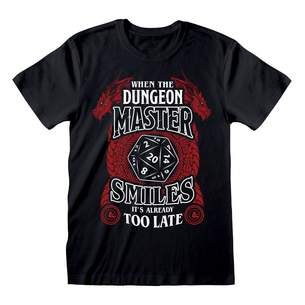 Dungeons & Dragons T-Shirt When The Dungeon Master Smiles Size S 5056688513788