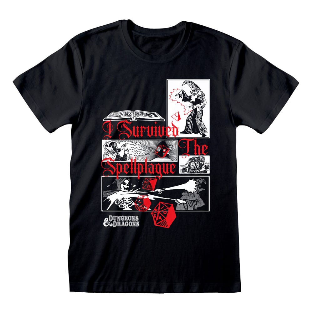 Dungeons & Dragons T-Shirt I Survived The Spellplague Size S 5056811544344