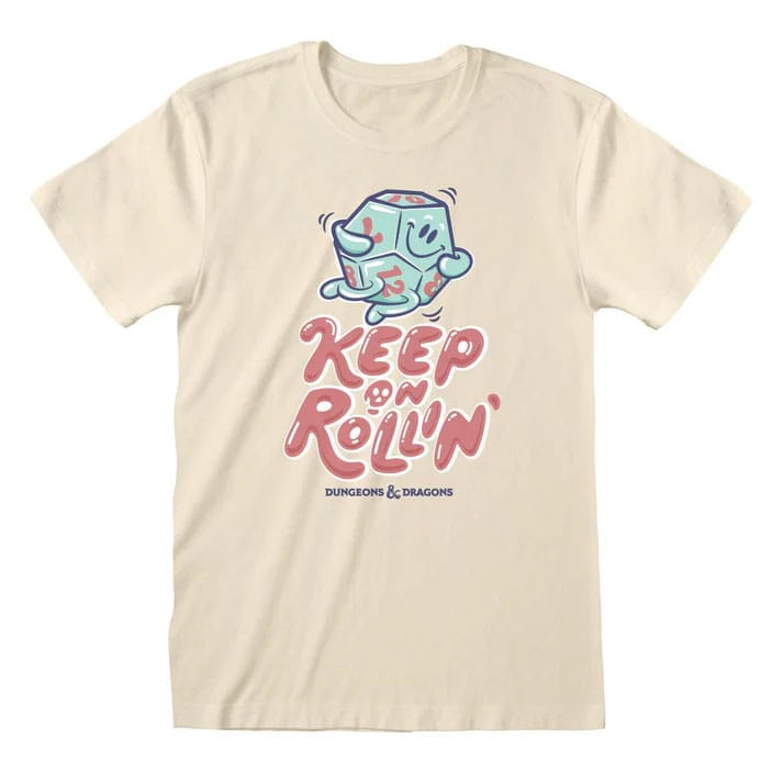 Dungeons & Dragons T-Shirt Keep On Rolling Size S 5056811549318
