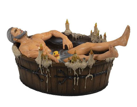 The Witcher 3 Wild Hunt Statue Geralt In The Bath 9 Cm - Amuzzi