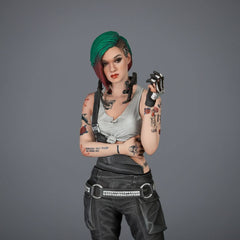Cyberpunk 2077 PVC Statue Judy Alvarez 23 cm 0761568009521