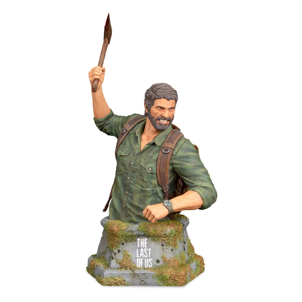 The Last of Us Bust Joel with Hatchet 22 cm      0761568012941