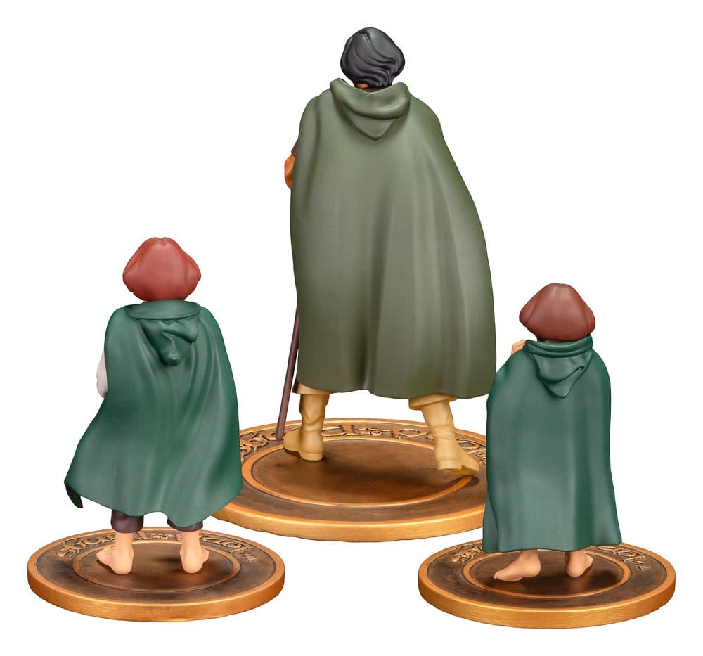 Der Herr der Ringe Animated Film PVC Figuren 3er-Pack Frodo, Aragorn, and SamwiseLord of the Rings Animated Film PVC Figures 3-Pack Frodo, Aragorn, and SamwiseLe Seigneur des Anneaux Animated Film pack 3 figurines PVC Frodo, Aragorn, and SamwiseEl Señor d 0761568015522