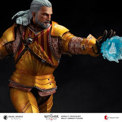 The Witcher 3 PVC Statue Geralt Toussaint Relic Armor 20 cm 0761568010473