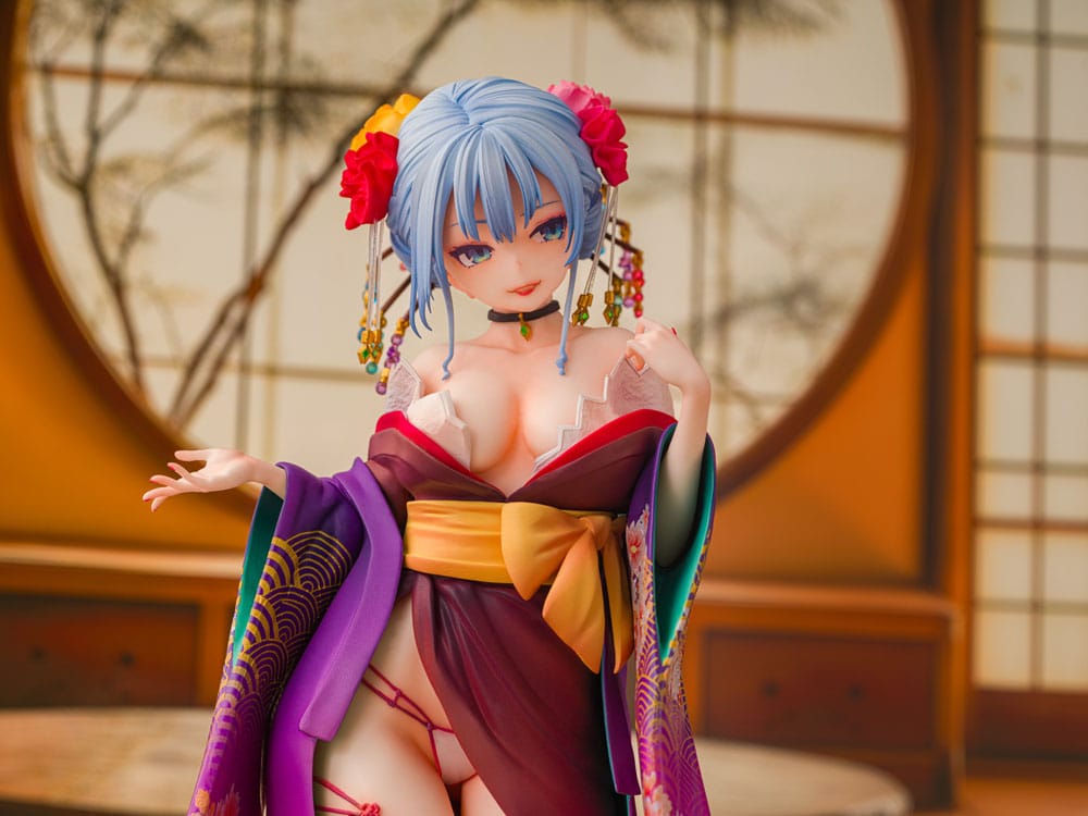 Original Character Statue 1/7 Shujuu Ecstasy Shion Oiran Ver. 15 cm 4582261373490