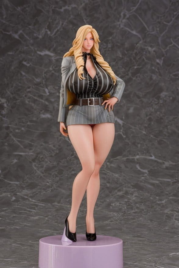 Gal Ane Shachou to Harem Office PVC Figure 1/7 Nishigori Ai (Grey Suit Ver.) Wholesome Ver. 26 cm 4582261373612