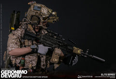Modern Military Action Figure 1/6 Geronimo Devgru - MK46 MOD1 Gunner (Operation Neptune Spear) 30 cm 6976204930662