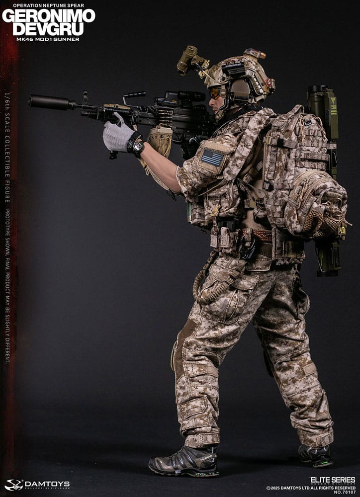 Modern Military Action Figure 1/6 Geronimo Devgru - MK46 MOD1 Gunner (Operation Neptune Spear) 30 cm 6976204930662