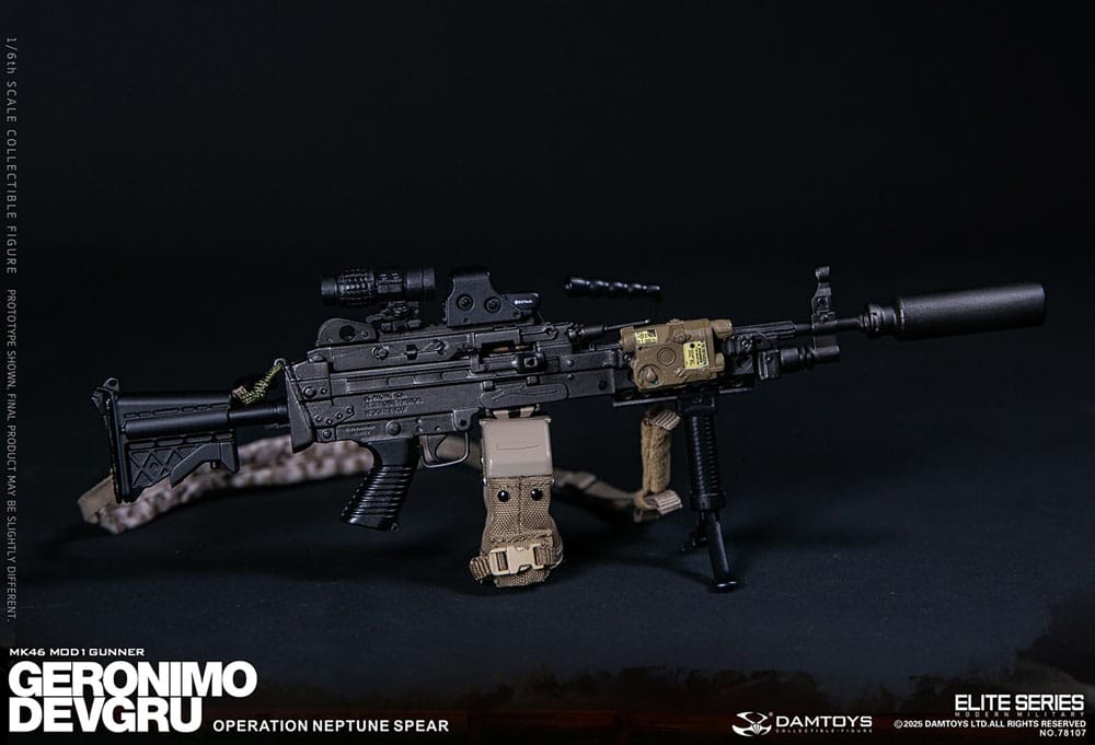 Modern Military Action Figure 1/6 Geronimo Devgru - MK46 MOD1 Gunner (Operation Neptune Spear) 30 cm 6976204930662