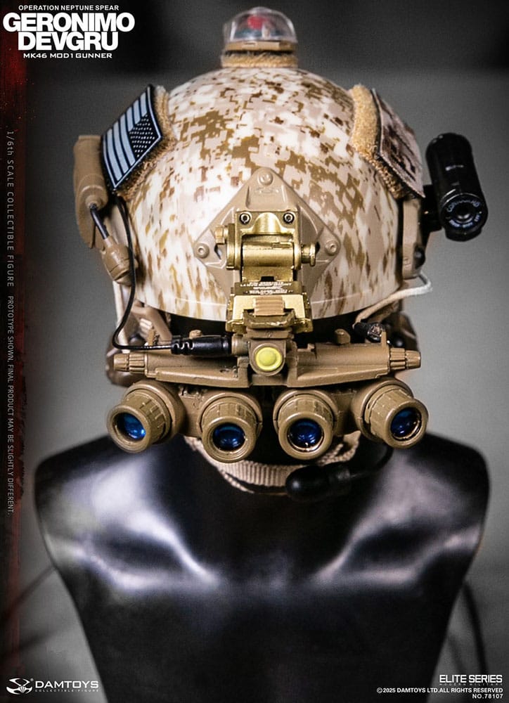 Modern Military Action Figure 1/6 Geronimo Devgru - MK46 MOD1 Gunner (Operation Neptune Spear) 30 cm 6976204930662