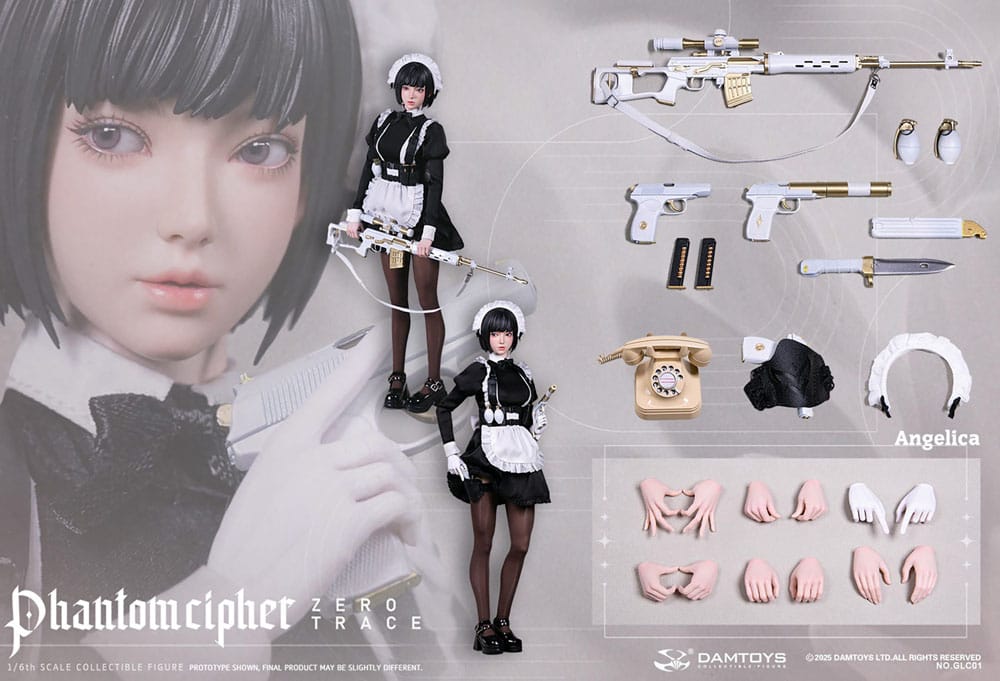Phantom Cipher: Zero Trace Action Figure 1/6 Angelica 30 cm 6976204930716