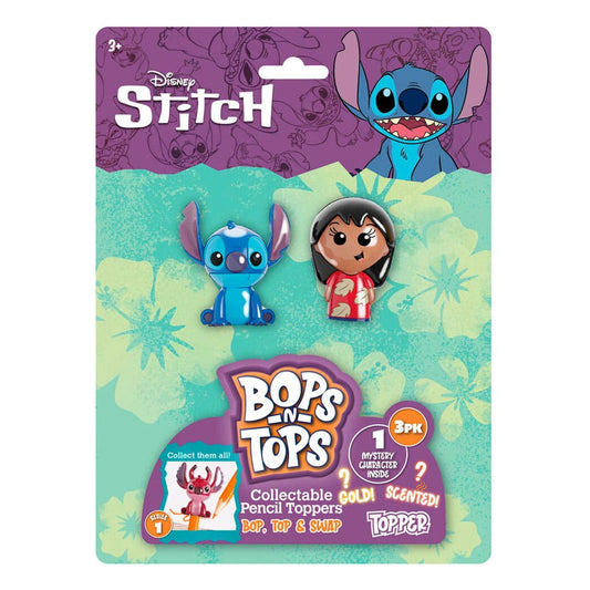 Lilo & Stitch Blister pack with 3x figures for pens 5055114308721