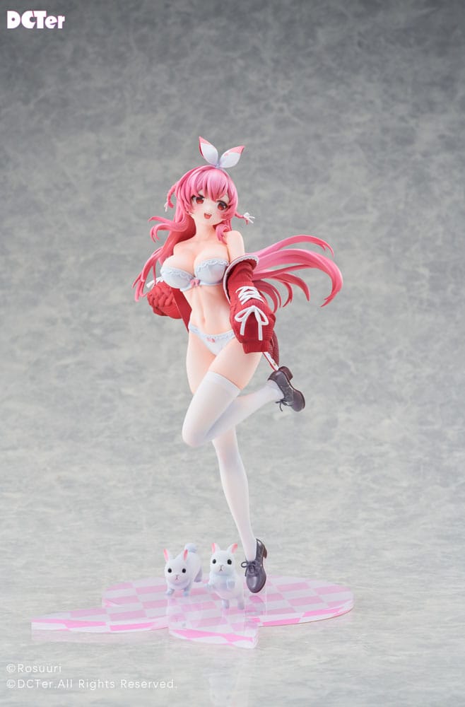 Rosuuri Original Character PVC Statue 1/7 White Rabbit Rosu Swimsuit Ver. 25 cm 6972819639594