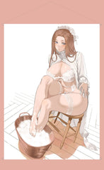 Original Character PVC Statue 1/6 Footbath - Edea DX Ver. Additional Bonus 23 cm 6978392153007