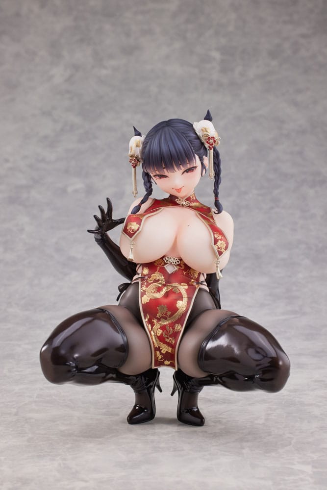 Original Character Statue 1/6 Dragon Chinese Dress Sugata no Ane no Tomodachi Illustrated by Daiki Kase 17 cm  6976697970084