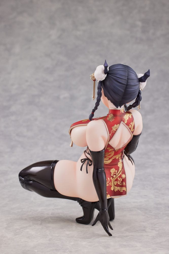 Original Character Statue 1/6 Dragon Chinese Dress Sugata no Ane no Tomodachi Illustrated by Daiki Kase 17 cm  6976697970084