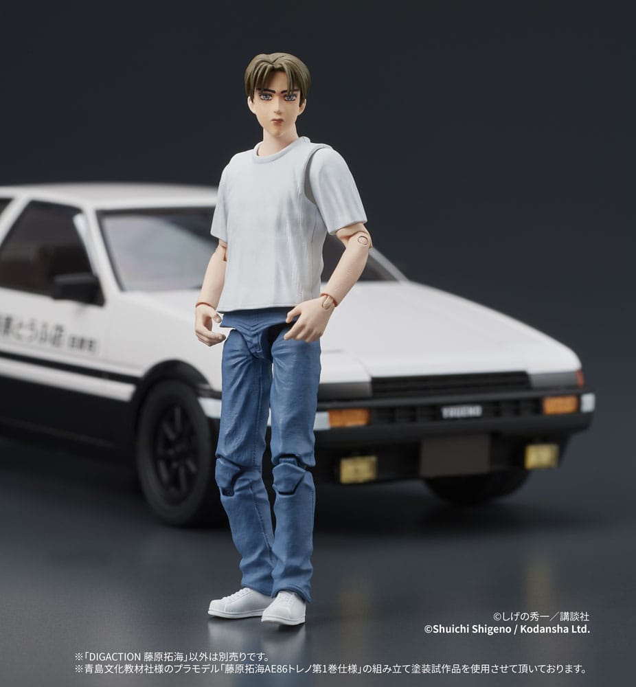 Initial D Digaction Action Figure Takumi Fujiwara 7 cm  4595985300819
