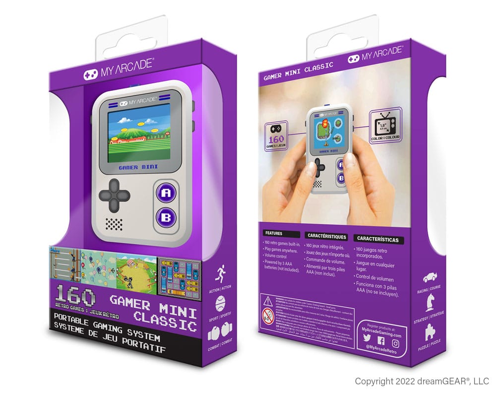 My Arcade Portable Gaming System Gamer Mini Classic  0845620039241
