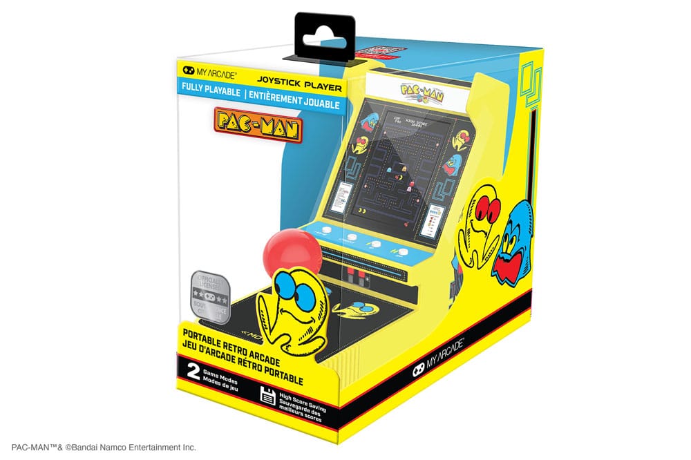 Pac-Man Portable Retro Arcade Joystick Player  0845620070732