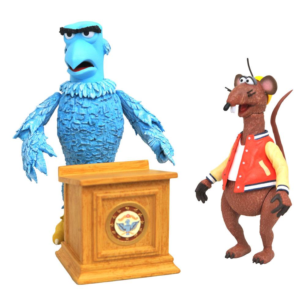 The Muppets Select Action Figure 2-Pack Sam the Eagle & Rizzo the Rat 13 cm 0699788814833