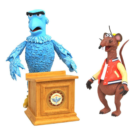 The Muppets Select Action Figure 2-Pack Sam the Eagle & Rizzo the Rat 13 cm 0699788814833