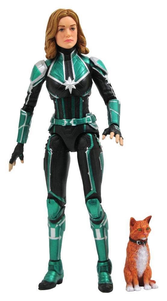 Captain Marvel Marvel Select Action Figure Captain Marvel Starforce Uniform 18 cm 0699788833636