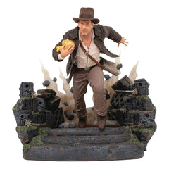 Indiana Jones: Raiders of the Lost Ark Deluxe Gallery PVC Statue Escape with Idol 25 cm 0699788846322