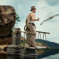 Indiana Jones and the Temple of Doom Deluxe Gallery PVC Statue Rope Bridge 28 cm 0699788846544