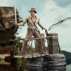Indiana Jones and the Temple of Doom Deluxe Gallery PVC Statue Rope Bridge 28 cm 0699788846544