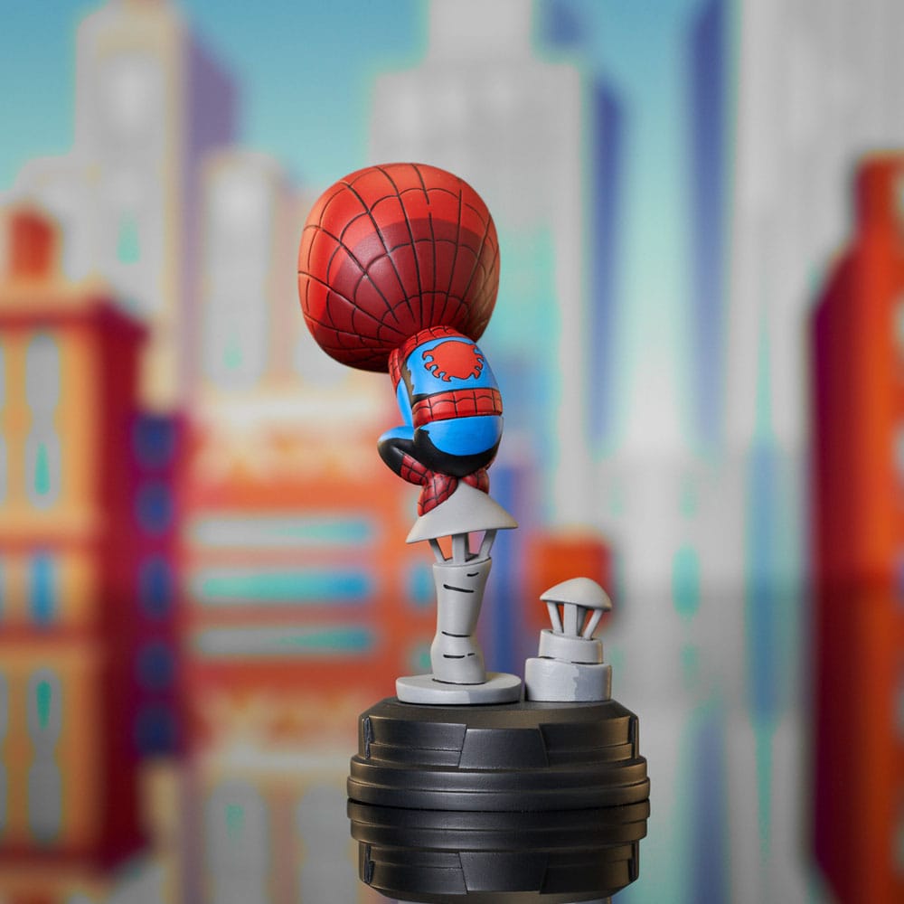 Marvel Animated Statue Spider-Man on Chimney 15 cm 0699788853580