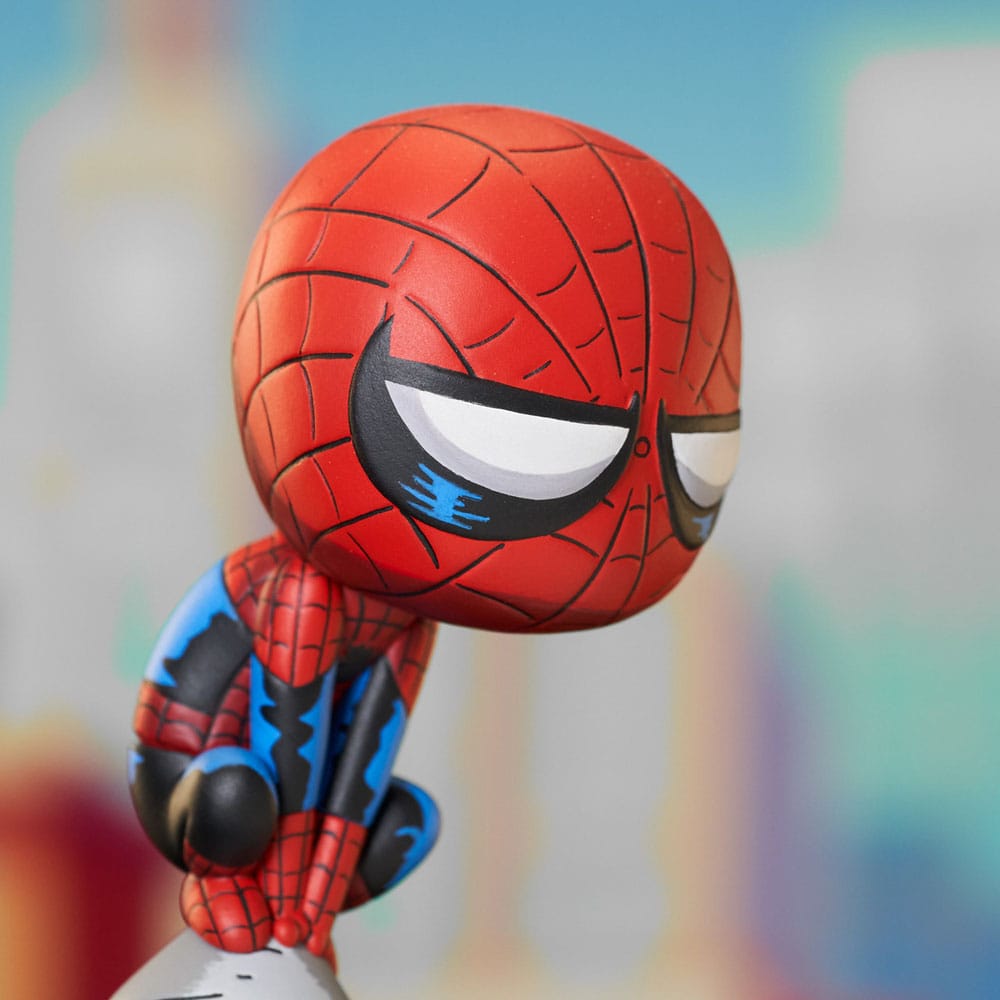 Marvel Animated Statue Spider-Man on Chimney 15 cm 0699788853580