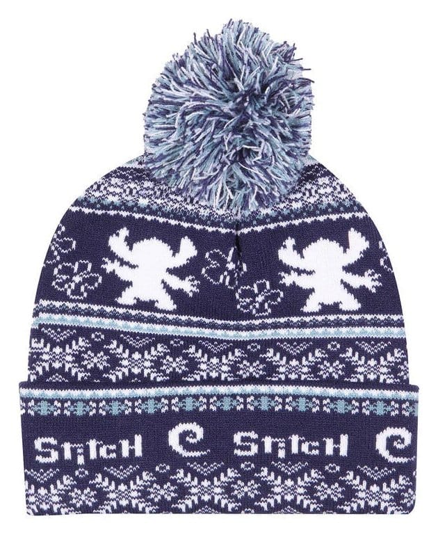 Lilo & Stitch Pom-Pom Beanie Fair Isle 5056688527105