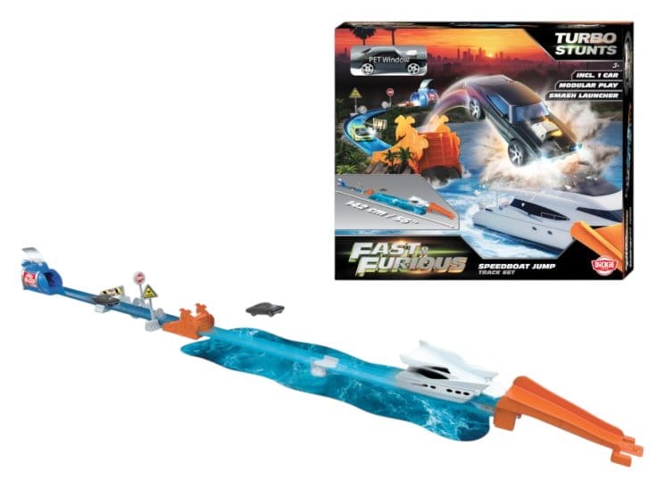 Fast & Furious Playset Speedboat Jump 11 cm 4006333106712