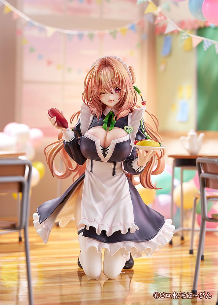 Hanikami Kanojo PVC Statue 1/6 Maid Maison Hanikami Kanojo Sano Hiiragi 20 cm     4571614670683