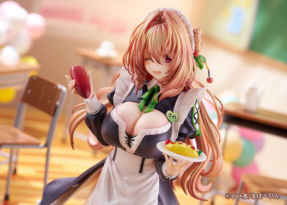 Hanikami Kanojo PVC Statue 1/6 Maid Maison Hanikami Kanojo Sano Hiiragi 20 cm     4571614670683
