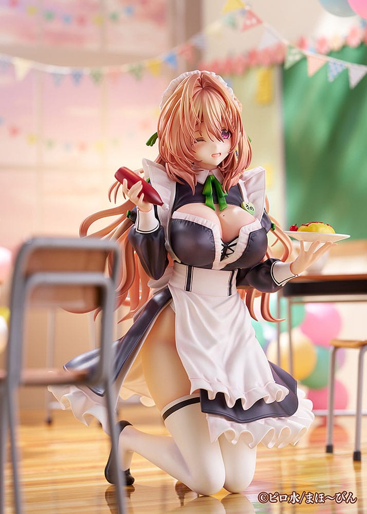 Hanikami Kanojo PVC Statue 1/6 Maid Maison Hanikami Kanojo Sano Hiiragi 20 cm     4571614670683