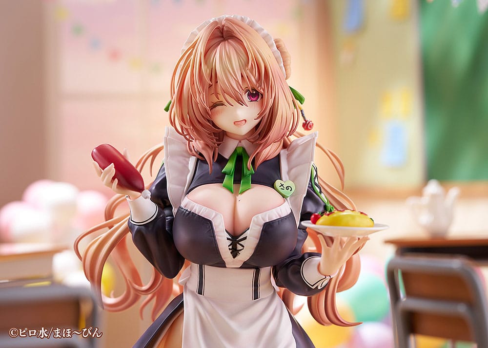 Hanikami Kanojo PVC Statue 1/6 Maid Maison Hanikami Kanojo Sano Hiiragi 20 cm     4571614670683