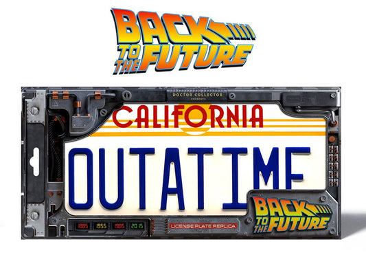 Back To The Future Replica 1/1 ´Outatime´ DeLorean License Plate 8437017951285