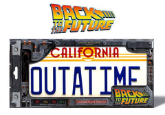 Back To The Future Replica 1/1 ´Outatime´ Delorean License Plate - Amuzzi
